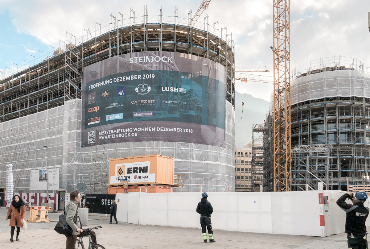 Fassadengerüst, STEINBOCK Chur